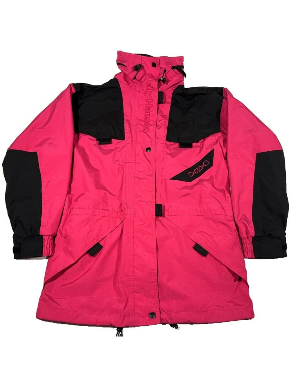 Helly Hansen Magenta Pink Womens Ski Jacket S Windbreaker Coat Vintage 90s